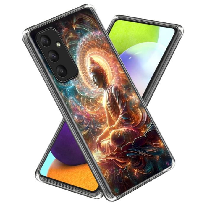 OEM - Samsung Galaxy A35 5G Skal Stötdämpande TPU Mönster - Style C - Flerfärgad