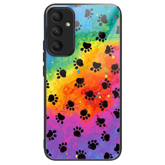 OEM - Samsung Galaxy A35 5G Skal Stöttåligt Härdat Glas - Footprint