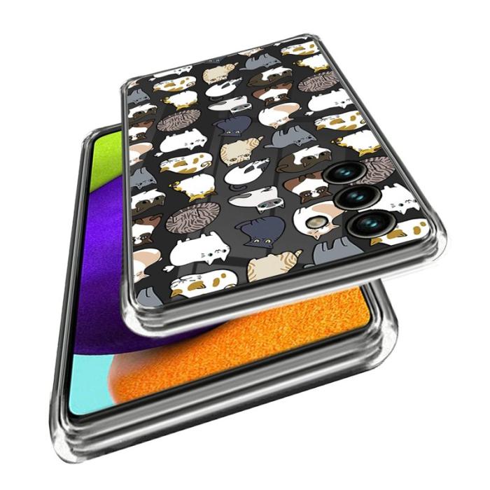 OEM - Samsung Galaxy A35 5G Skal Stöttåligt TPU Skydd - Katter