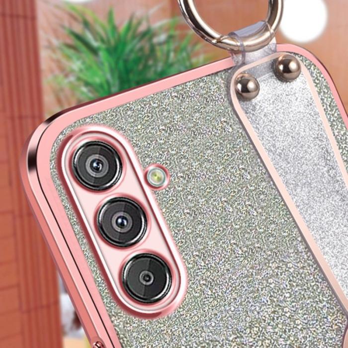 OEM - Samsung Galaxy A35 5G Skal TPU Electroplaterad Glitter - Lila