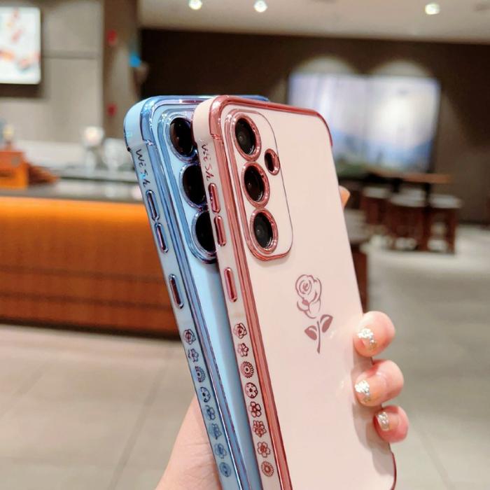 OEM - Samsung Galaxy A35 5G Skal TPU Electroplating Kantskydd - Svart