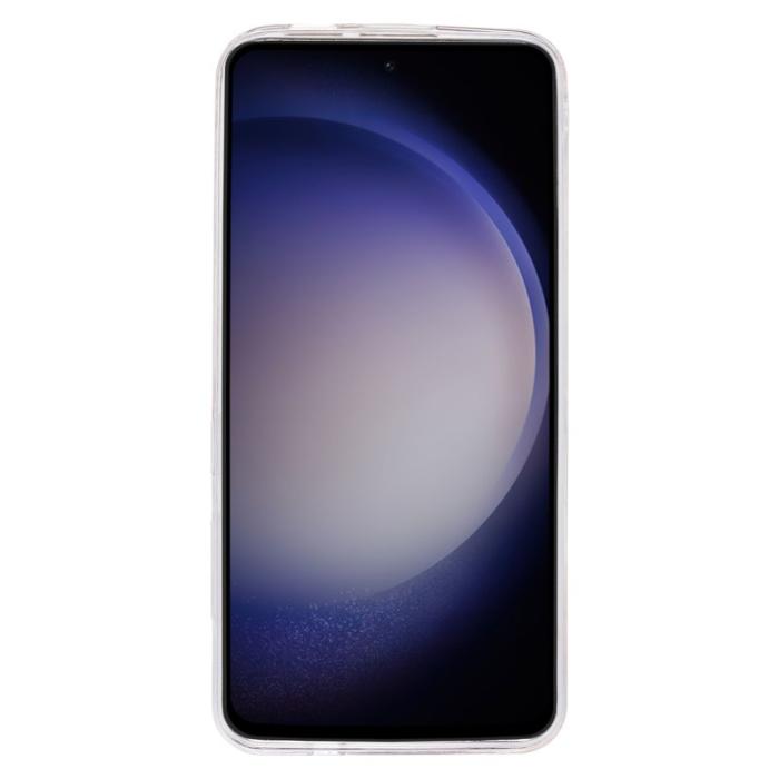 OEM - Samsung Galaxy A35 5G Skal TPU Epoxy Glitter Fjäril - Blå