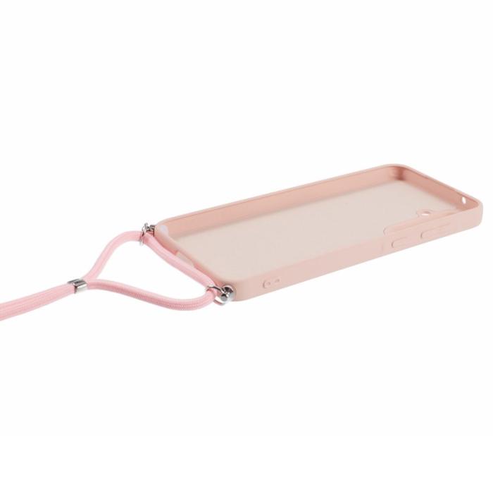 OEM - Samsung Galaxy A35 5G Skal TPU Fiber Inre Foder - Rosa