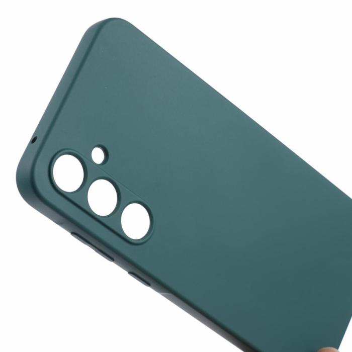 OEM - Samsung Galaxy A35 5G Skal TPU Gummi Med Mjuk Foder - Armégrön