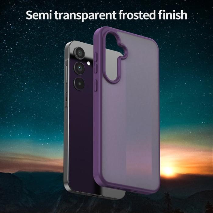 OEM - Samsung Galaxy A35 5G Skal TPU Matt Anti-Drop - Lila