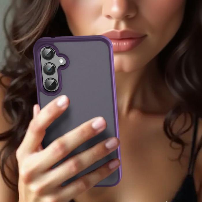 OEM - Samsung Galaxy A35 5G Skal TPU Matt Anti-Drop - Lila