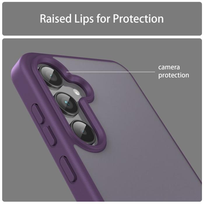 OEM - Samsung Galaxy A35 5G Skal TPU Matt Anti-Drop - Lila