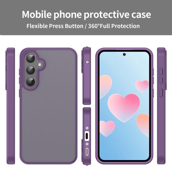 OEM - Samsung Galaxy A35 5G Skal TPU Matt Anti-Drop - Lila