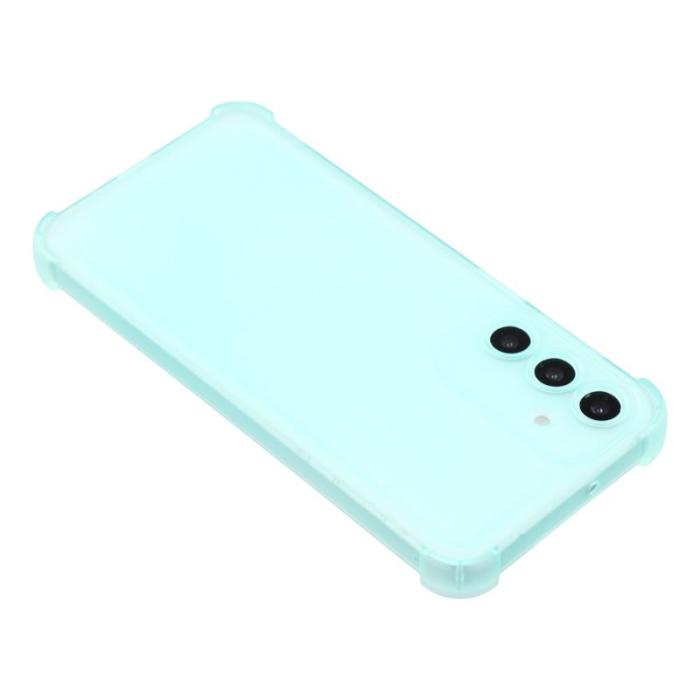 OEM - Samsung Galaxy A35 5G Skal TPU Matt Telefonbakcover - Transparent Grön