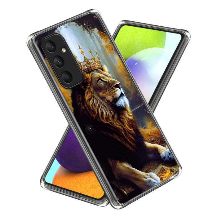 OEM - Samsung Galaxy A35 5G Skal TPU Mönstertryck - Lion King