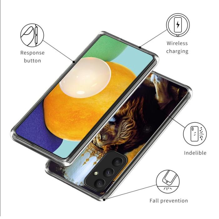 OEM - Samsung Galaxy A35 5G Skal TPU Mönstertryck - Lion King