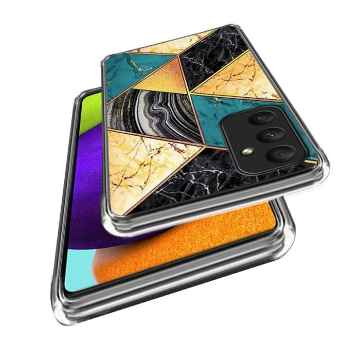 OEM - Samsung Galaxy A35 5G Skal TPU Mönstertryck - Splicing Marmor