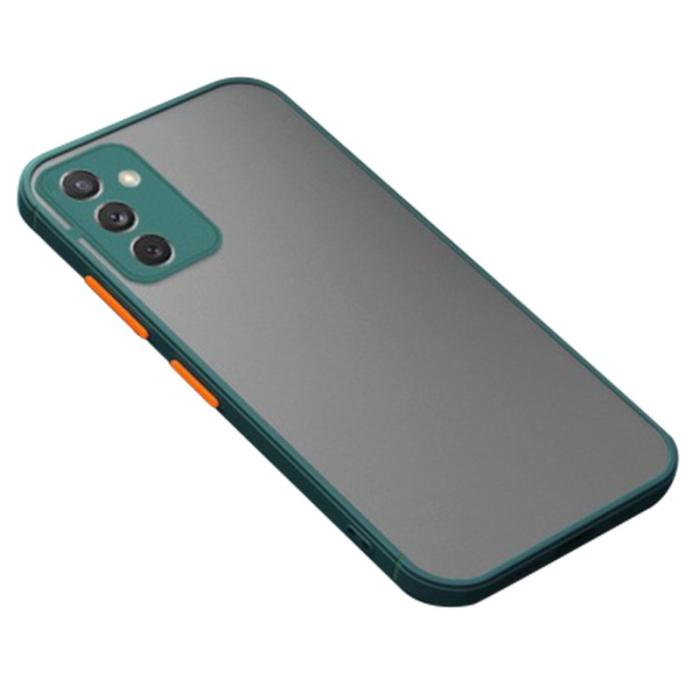 OEM - Samsung Galaxy A35 5G Skal TPU + PC Matt Anti Drop - Mörkgrön