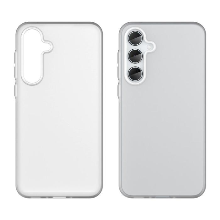 OEM - Samsung Galaxy A35 5G Skal TPU + PC Matt Transparent Design - Vit