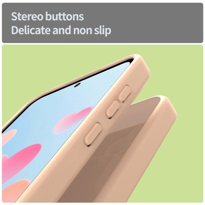 OEM - Samsung Galaxy A35 5G Skal TPU Plast Matt Anti-Drop - Rosa