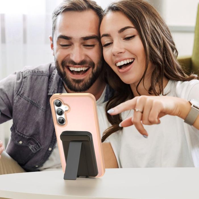 OEM - Samsung Galaxy A35 5G Skal TPU Plast Matt Anti-Drop - Rosa