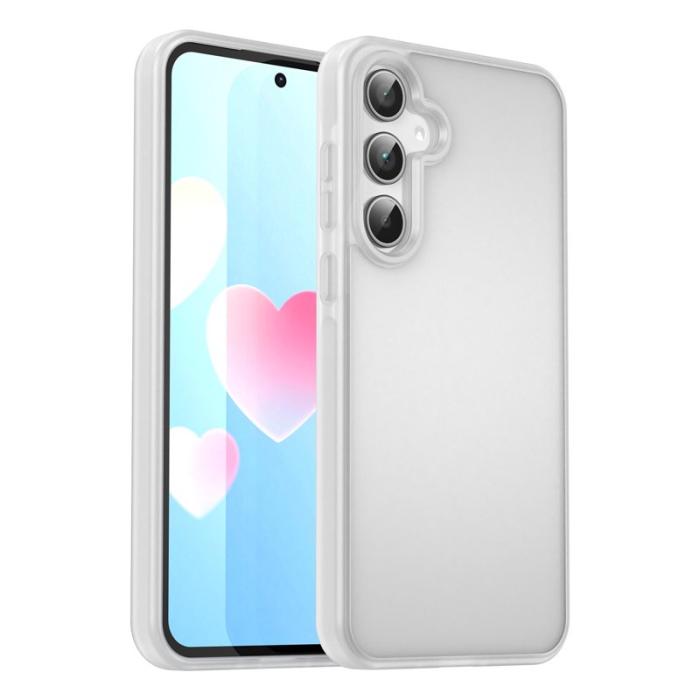 OEM - Samsung Galaxy A35 5G Skal TPU Plast - Matt Vit