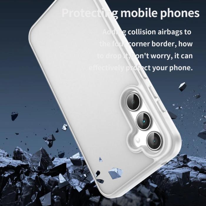 OEM - Samsung Galaxy A35 5G Skal TPU Plast - Matt Vit