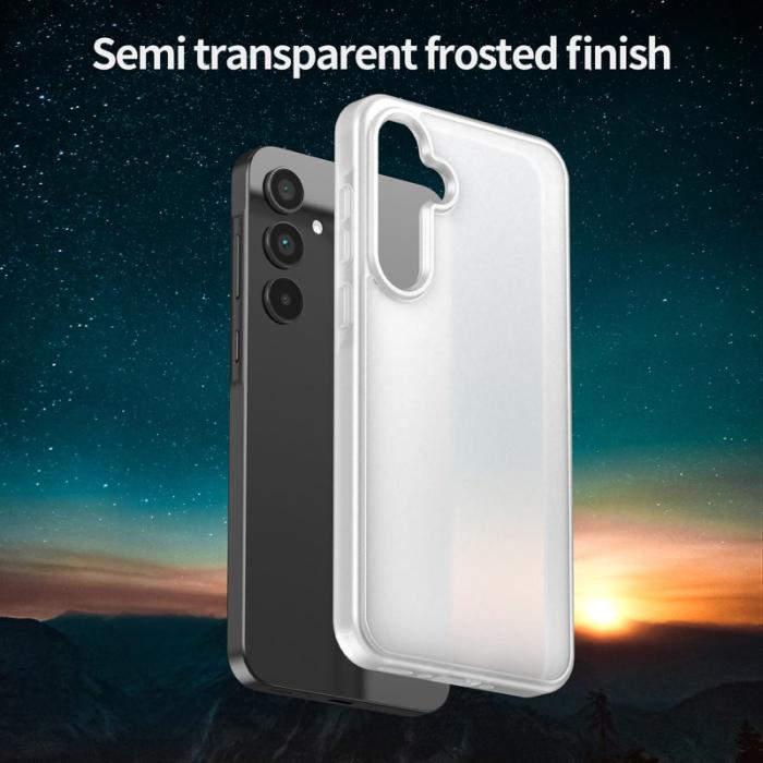 OEM - Samsung Galaxy A35 5G Skal TPU Plast - Matt Vit