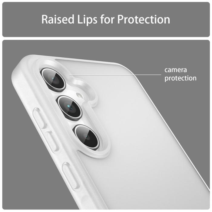 OEM - Samsung Galaxy A35 5G Skal TPU Plast - Matt Vit