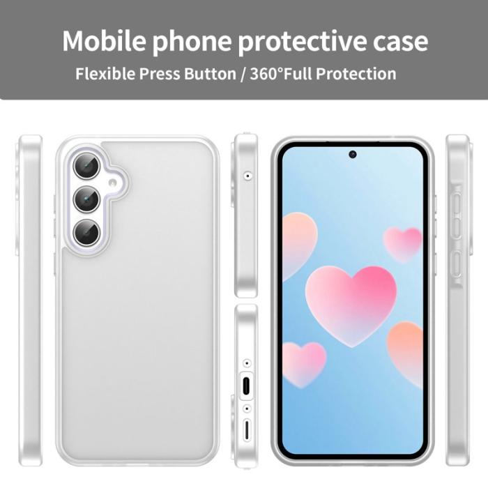 OEM - Samsung Galaxy A35 5G Skal TPU Plast - Matt Vit