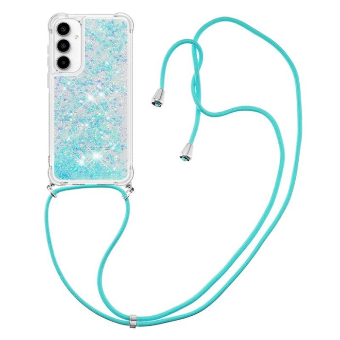 OEM - Samsung Galaxy A35 5G Skal TPU Quicksand Design - Blå / Pentagram