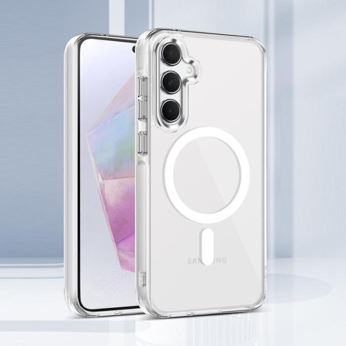 OEM - Samsung Galaxy A35 5G Skal TPU Ram Klar PC Baksida - Transparent