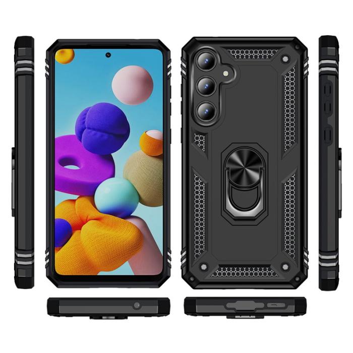 OEM - Samsung Galaxy A35 5G Skal TPU+PC Stöttålig Bakcover - Svart