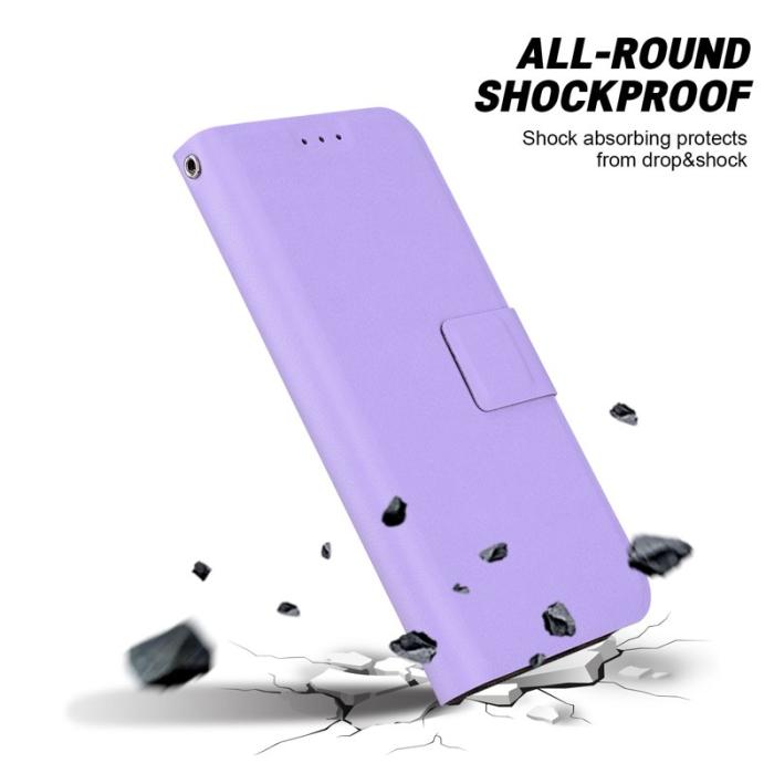 OEM - Samsung Galaxy A35 5G Skal Ultra-Tunn Konstläder + TPU - Lila