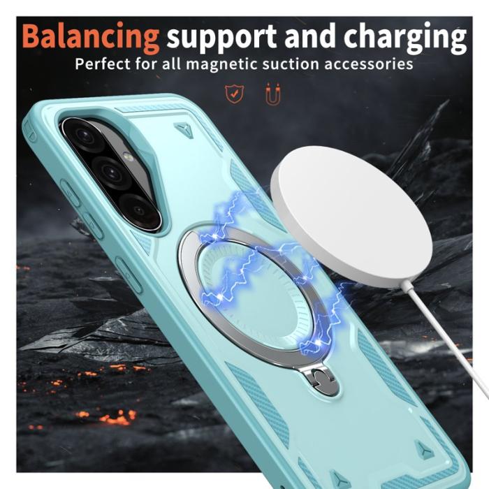 N/A - Samsung Galaxy A36 5G Skal Plast Militärskydd - Baby Blue