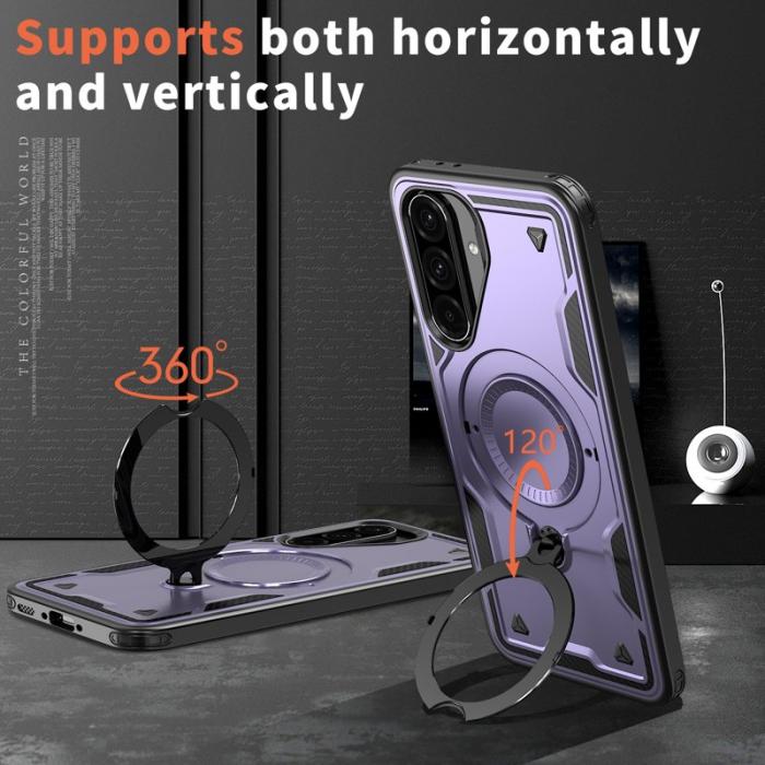 N/A - Samsung Galaxy A36 5G Skal Plast Militärt Skydd - Lila