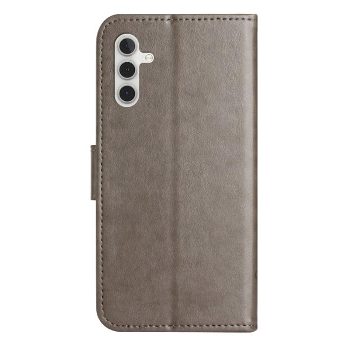 OEM - Samsung Galaxy A37 / A36 5G Fodral PU Läder - Grå