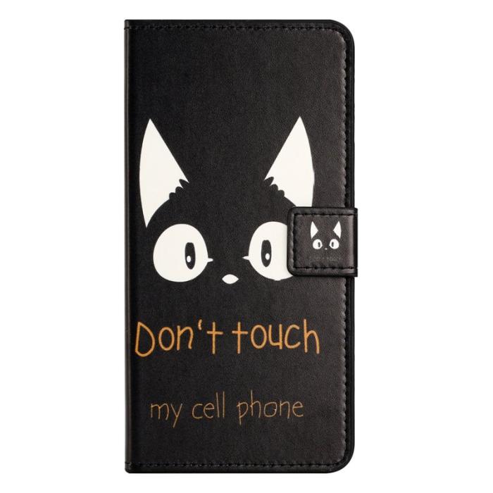 OEM - Samsung Galaxy A37 / A36 5G Fodral PU Läder Mönster - Cat Ears