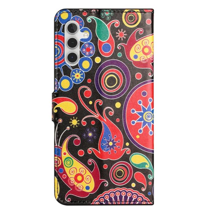 OEM - Samsung Galaxy A37 / A36 5G Fodral PU Läder Mönster - Jelly Fish