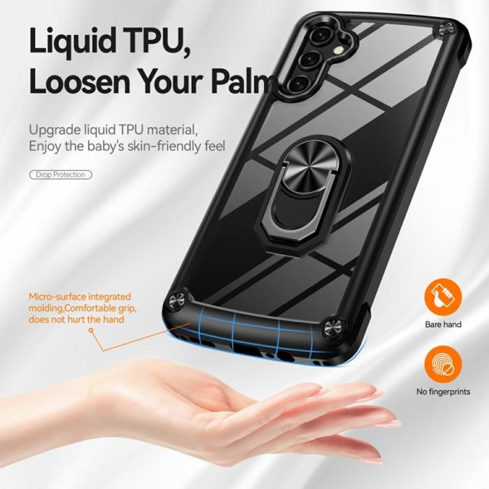 OEM - Samsung Galaxy A37 / A36 5G Mobilskal Plast - Svart