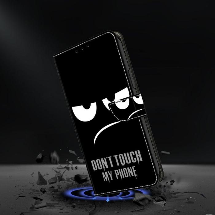 OEM - Samsung Galaxy A37 Fodral Läder Magnetisk Stängning - Vit