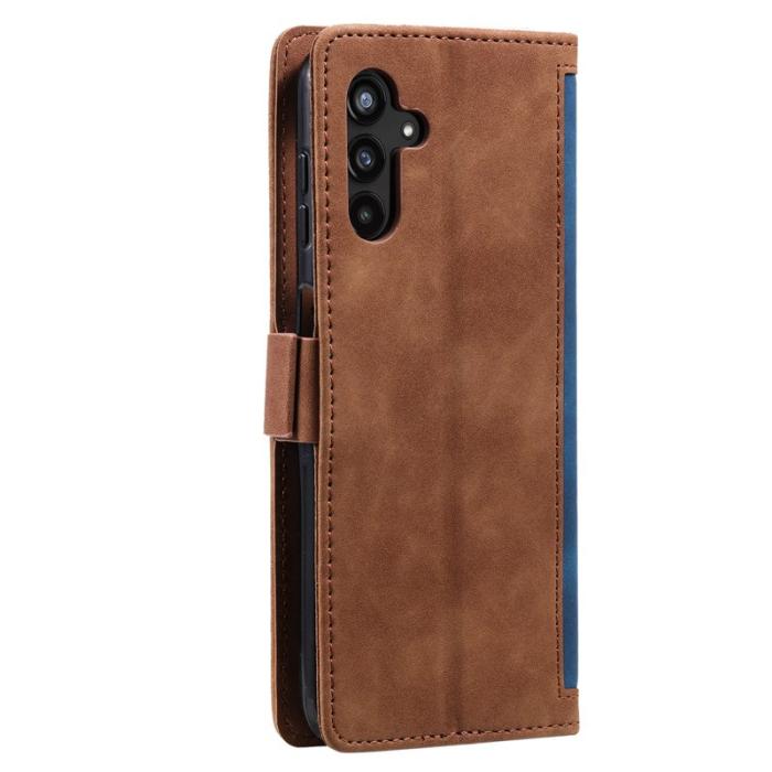 OEM - Samsung Galaxy A37 Plånboksfodral Konstläder RFID-Skydd - Blå