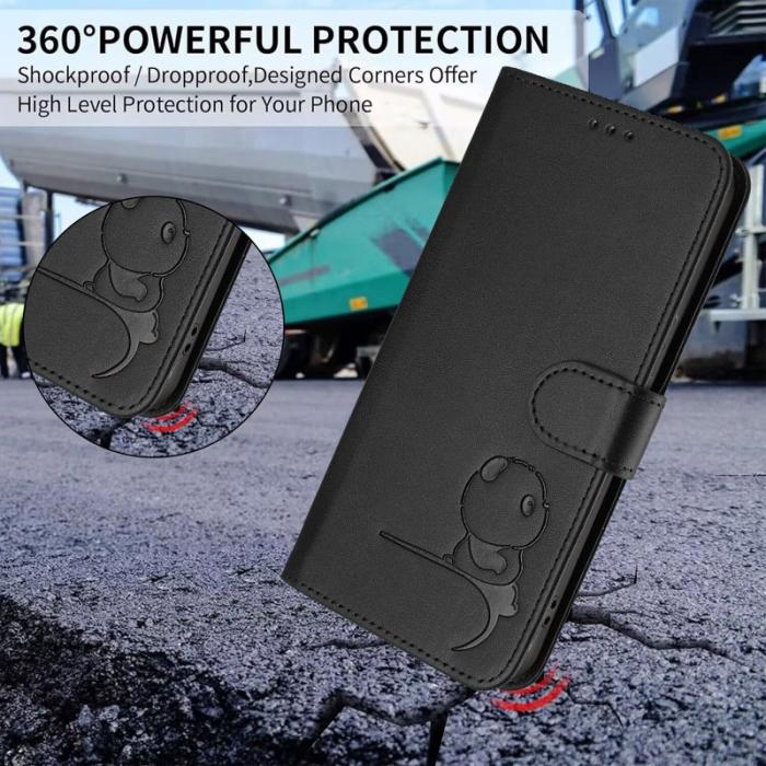 OEM - Samsung Galaxy A37 Plånboksfodral Konstläder RFID-Skydd - Svart