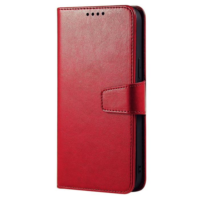 OEM - Samsung Galaxy A37 Fodral Läder - Röd