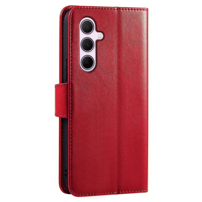 OEM - Samsung Galaxy A37 Fodral Läder - Röd