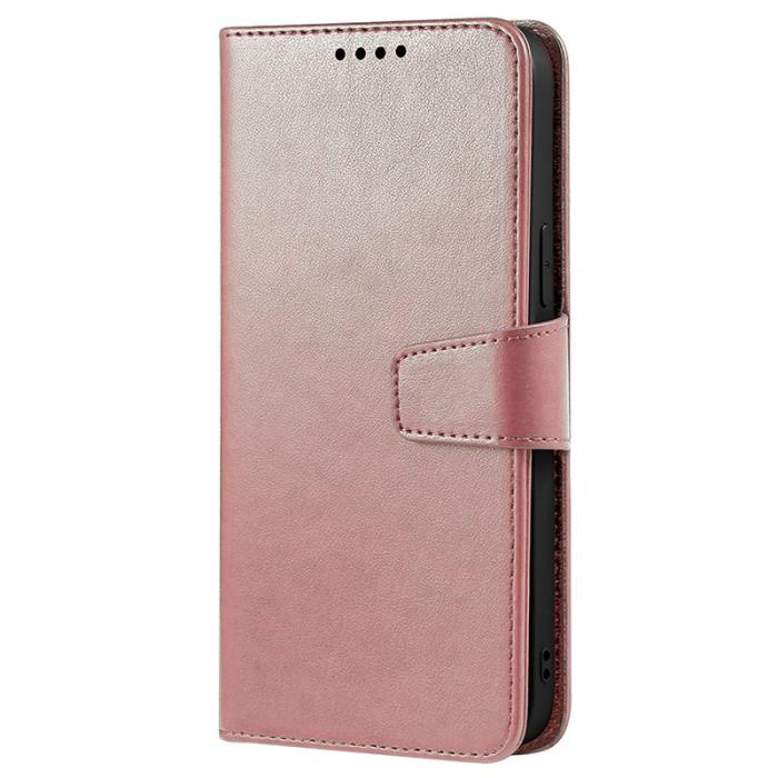 OEM - Samsung Galaxy A37 Fodral Läder - Roséguld