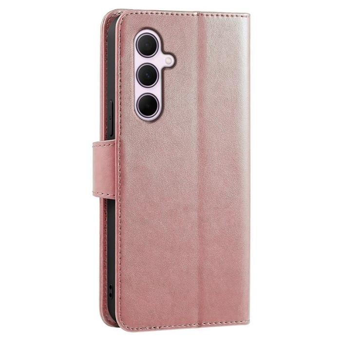 OEM - Samsung Galaxy A37 Fodral Läder - Roséguld