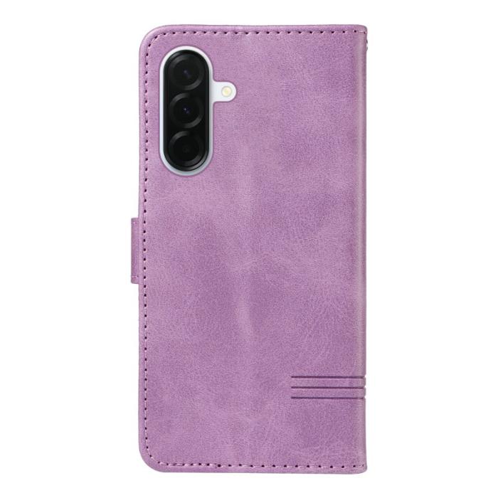 OEM - Samsung Galaxy A37 Plånboksfodral Konstläder Ställ - Lila