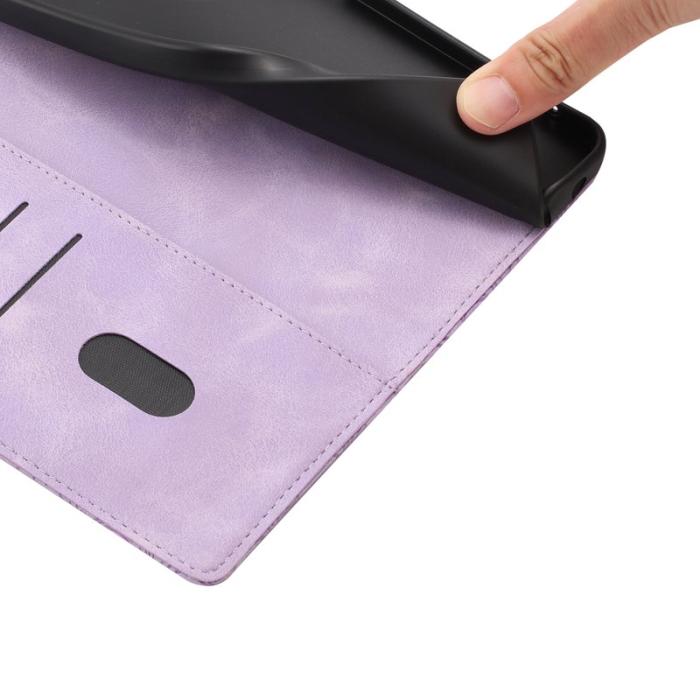 OEM - Samsung Galaxy A37 Plånboksfodral Konstläder Ställ Skydd - Lila