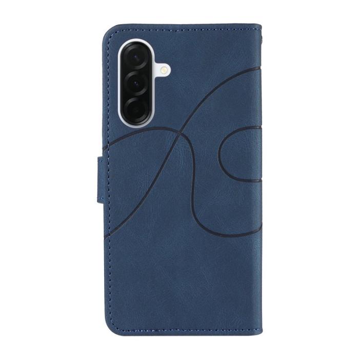 OEM - Samsung Galaxy A37 Fodral Läder Ställfunktion - Blå