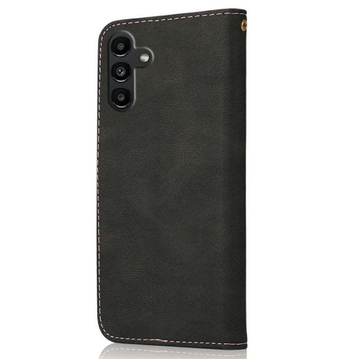 OEM - Samsung Galaxy A37 Plånboksfodral Konstläder - Svart/Roséguld