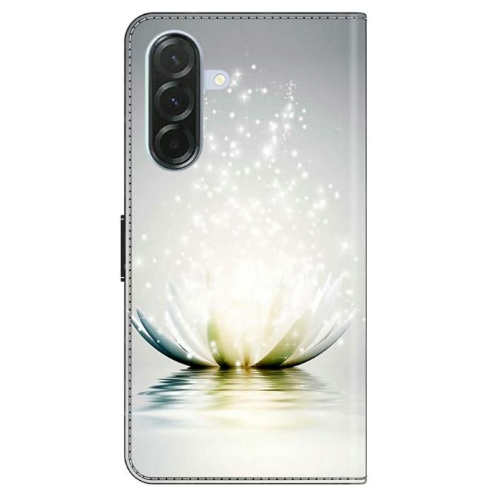 OEM - Samsung Galaxy A37 Fodral PU Läder Med Ställ - Lotus