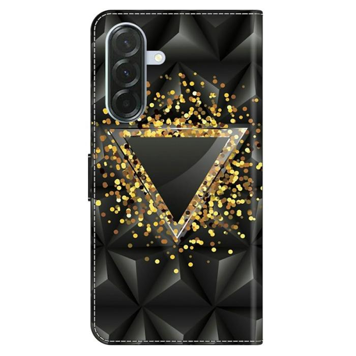 OEM - Samsung Galaxy A37 Fodral PU Läder Med Ställning - Rhombus