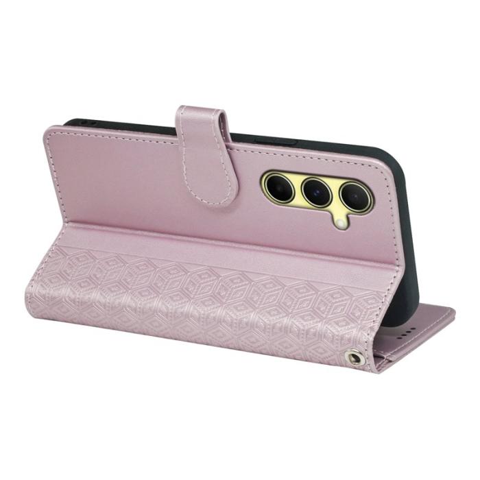 OEM - Samsung Galaxy A37 Fodral PU Läder - Roséguld