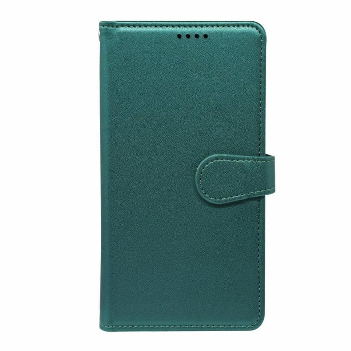 OEM - Samsung Galaxy A37 Fodral PU Läder Ställ - Grön